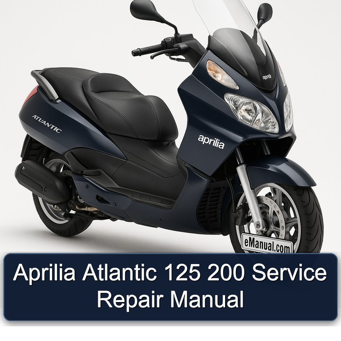 Aprilia Atlantic 125 200 Manual de servicio y reparación