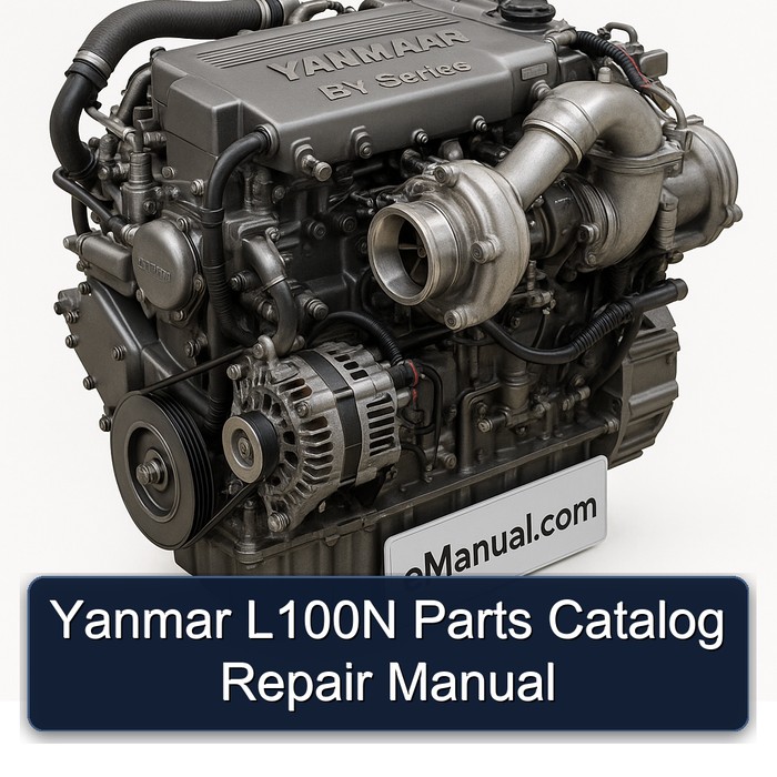 Yanmar L100N Parts Catalog Repair Manual 