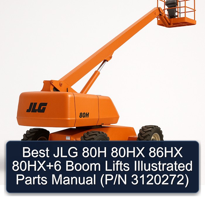 Best Jlg 80H 80HX 86HX 80HX+6 Boom Lifts (P/N 3120272) Parts Catalog PDF Download