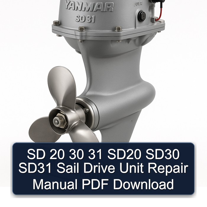 SD 20 30 31 SD20 SD30 SD31 Sail Drive Unit Repair Manual PDF Download