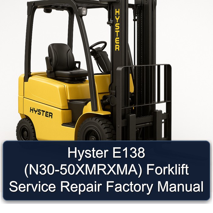 Manual de Servicio y Reparación de la Carretilla Elevadora Hyster E138 (N30-50XMRXMA)