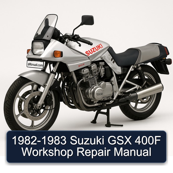 1982-1983 Suzuki GSX 400F Workshop Repair Manual
