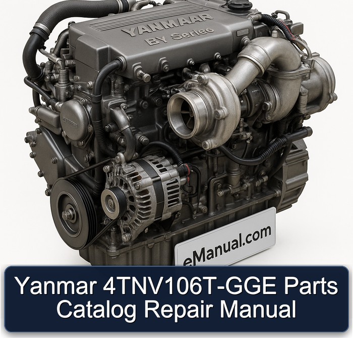 Yanmar 4TNV106T-GGE Parts Catalog Repair Manual 