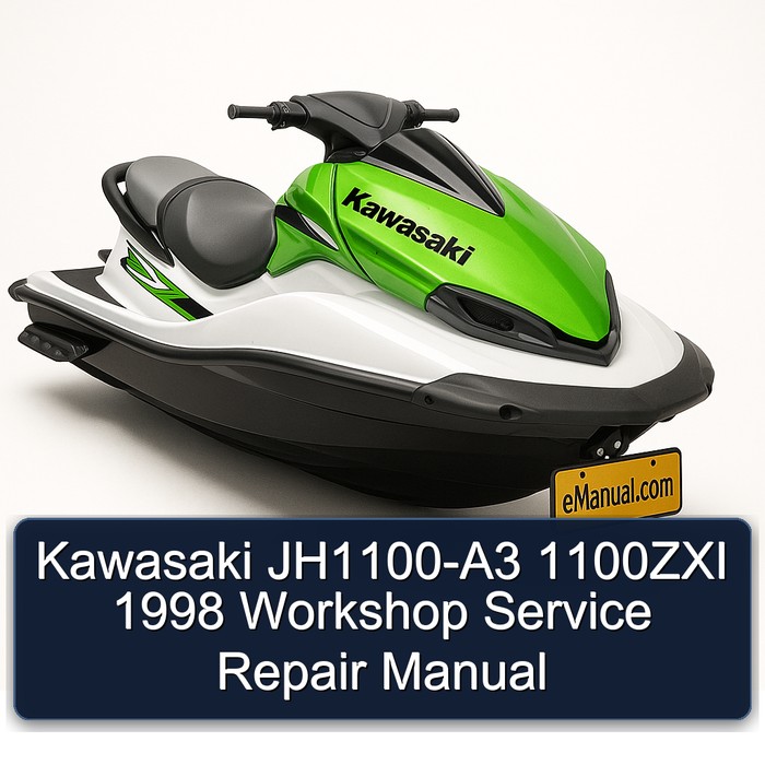 Kawasaki JH1100-A3 1100ZXI 1998 Workshop Manual de servicio y reparación