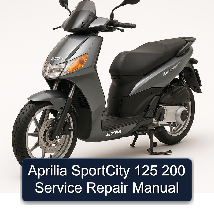 Aprilia SportCity 125 200 Manual de servicio y reparación