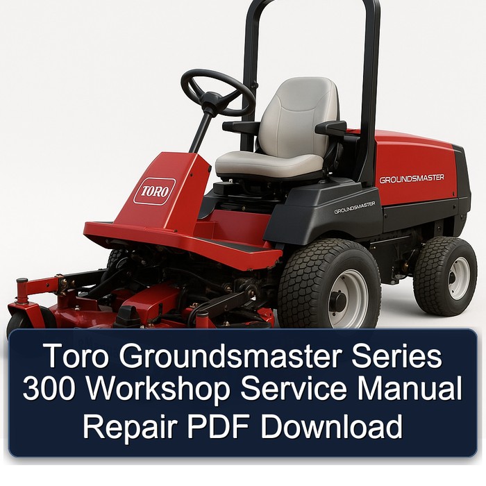 Manual de Servicio para Toro Groundsmaster Serie 300 - PDF