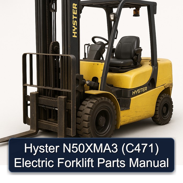 Hyster N50XMA3 (C471) Elektrostapler Ersatzteilhandbuch
