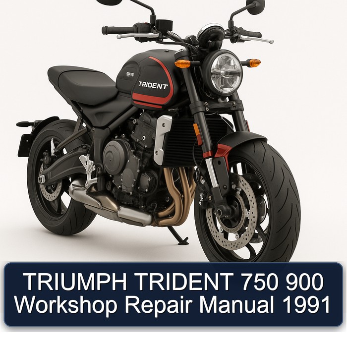 TRIUMPH TRIDENT 750 900 Workshop Repair Manual 1991