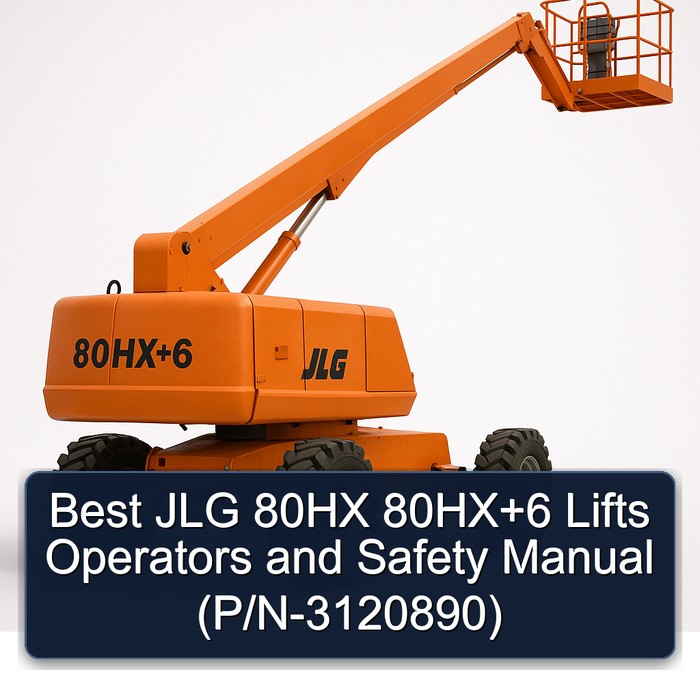 Best Jlg 80HX 80HX+6 Lifts Operators and Safety Manual (P/N-3120890) PDF Download