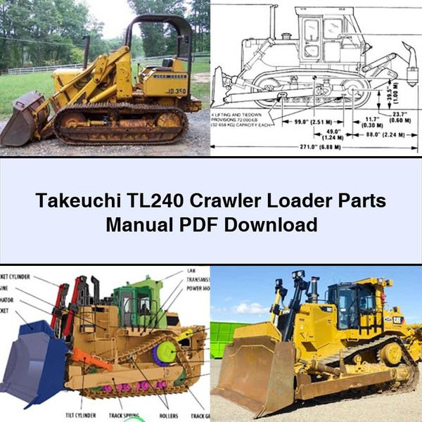 Takeuchi TL240 Crawler Loader Parts Manual 