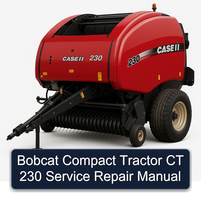 Bobcat Compact Tractor CT 230 Service Repair Manual 