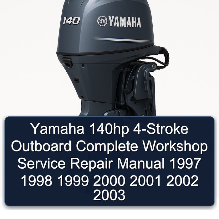 Yamaha 140hp 4-Stroke Outboard Complete Workshop Service Repair Manual 1997 1998 1999 2000 2001 2002 2003
