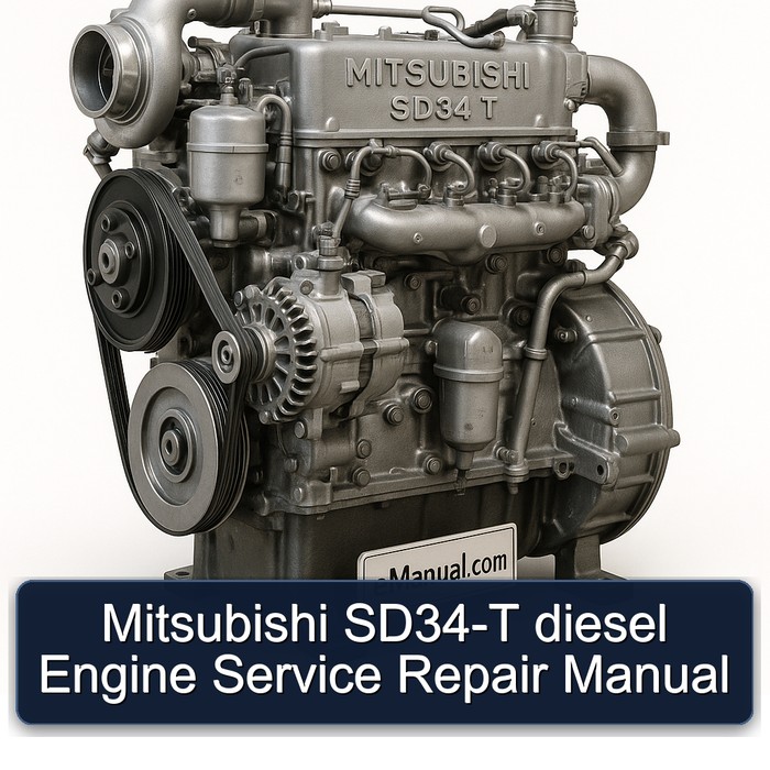 Manual de Servicio y Reparación del Motor Diesel Mitsubishi SD34-T
