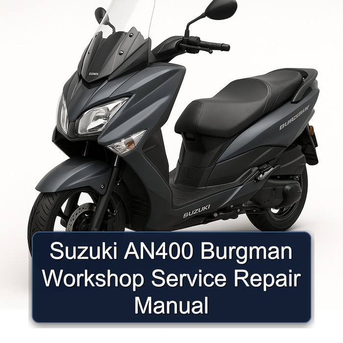 Suzuki AN400 Burgman Workshop Manual de servicio y reparación