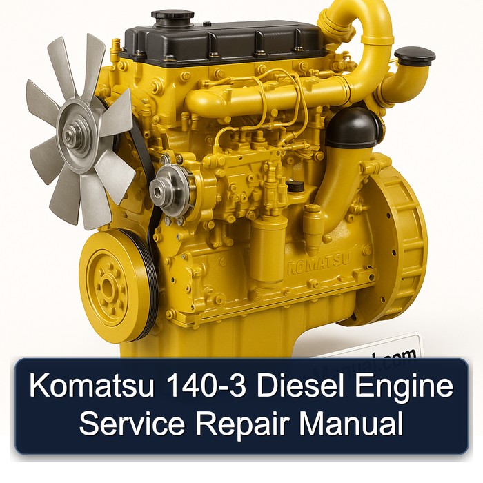 Komatsu 140-3 Dieselmotor Service- und Reparaturhandbuch