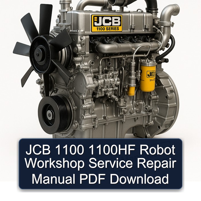 JCB 1100 1100HF Robot Workshop Service Repair Manual PDF Download