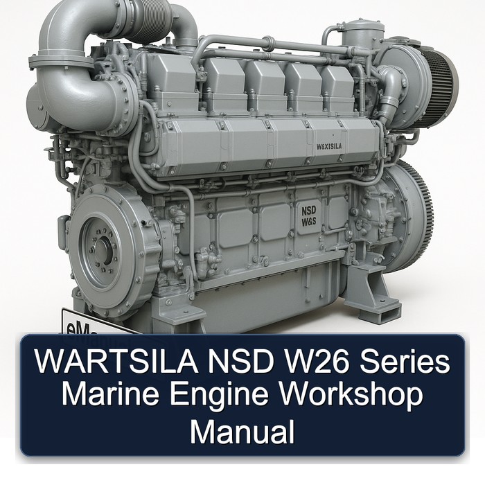 WARTSILA NSD W26 Series Marine Engine Workshop Manual
