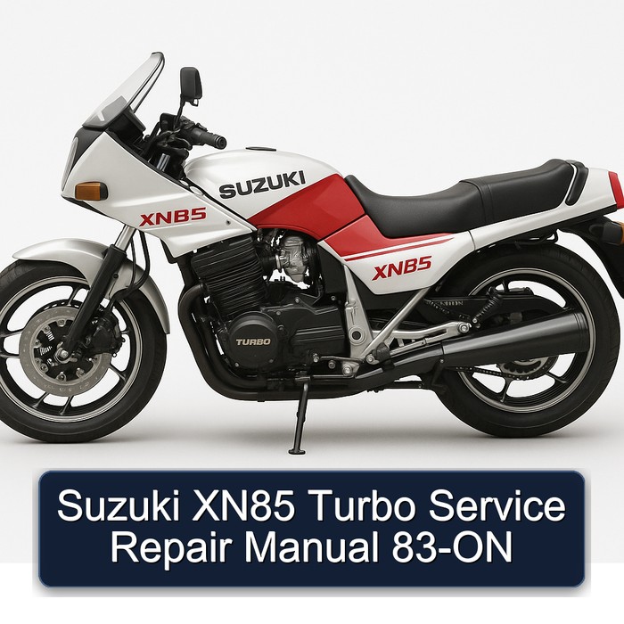 Suzuki XN85 Turbo Manual de servicio y reparación 83-ON