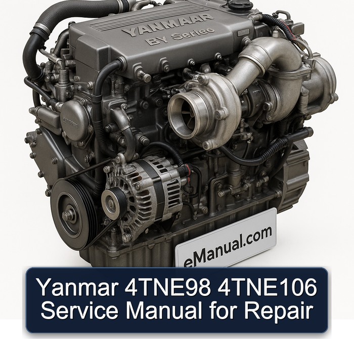 Yanmar 4TNE98/4TNE106 Servicehandbuch für Reparaturen