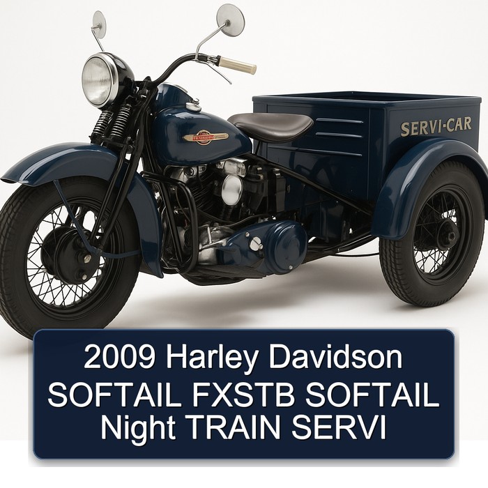 2009 Harley Davidson SOFTAIL FXSTB SOFTAIL Night TRAIN SERVI