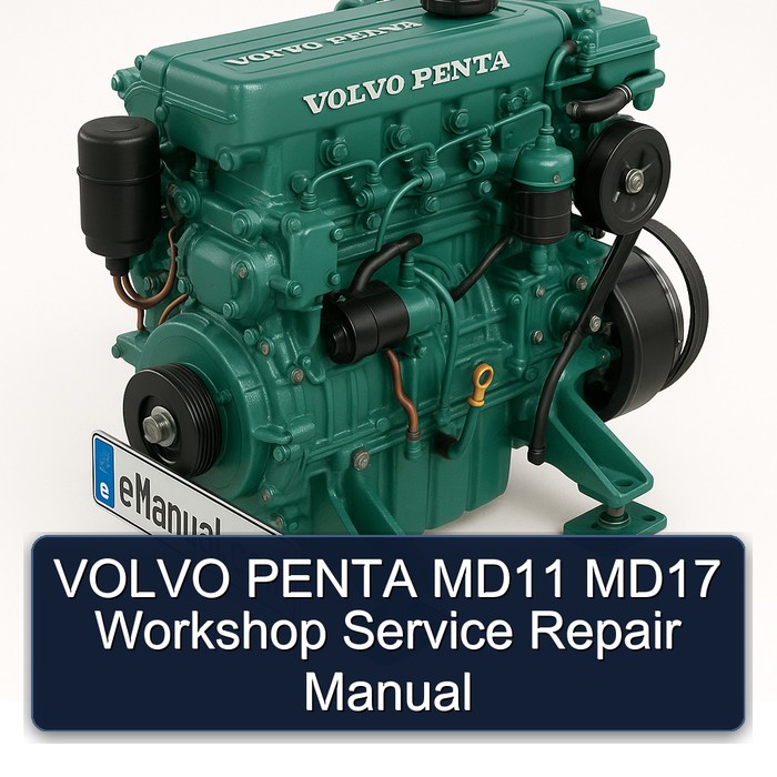 VOLVO PENTA MD11 MD17 Workshop Manual de servicio y reparación