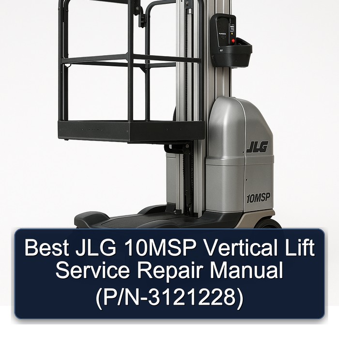 Best JLG 10MSP Vertical Lift Service Repair Manual (P/N-3121228) 