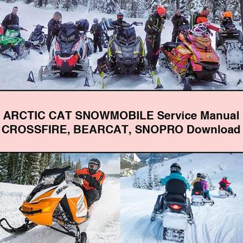 Arctic CAT Snowmobile Crossfire Bearcat Snopro Workshop Service Repair Manual PDF Download
