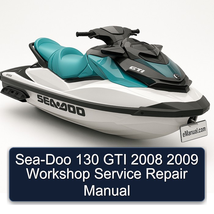 Sea-Doo 130 GTI 2008 2009 Workshop Manual de servicio y reparación