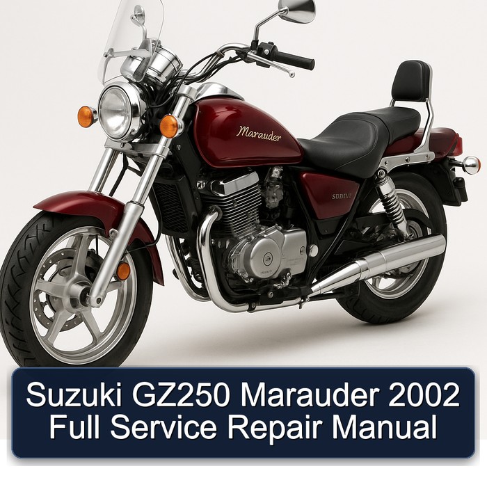 Suzuki GZ250 Marauder 2002 Full Manual de servicio y reparación