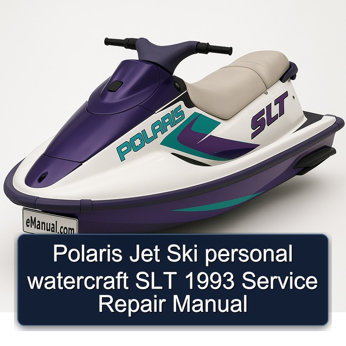 Polaris Jet Ski personal watercraft SLT 1993 Service Repair Manual 