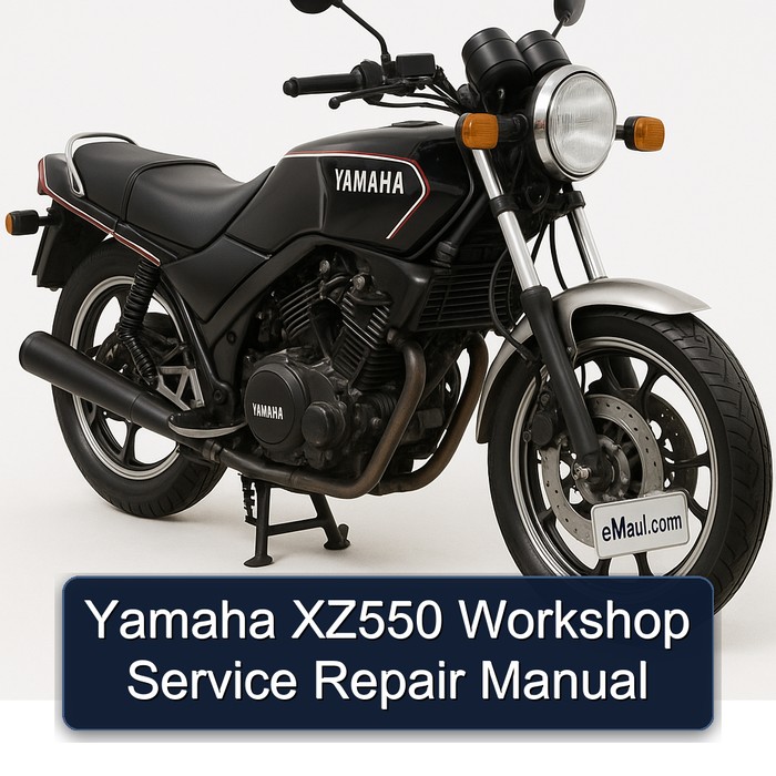 Yamaha XZ550 Workshop Manual de servicio y reparación