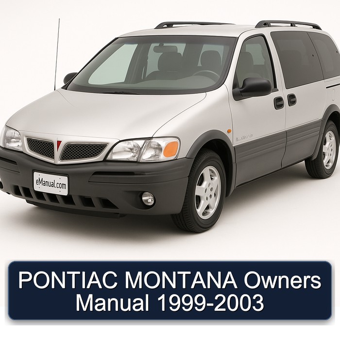 PONTIAC MONTANA Owners Manual 1999-2003