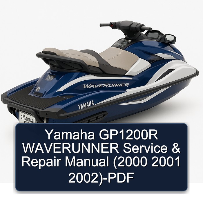 Yamaha GP1200R WAVERUNNER Manual de servicio y reparación (2000 2001 2002)-PDF