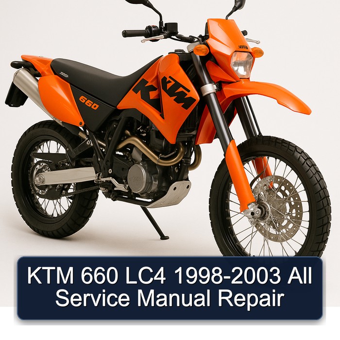 KTM 660 LC4 1998-2003 All Service Manual Repair