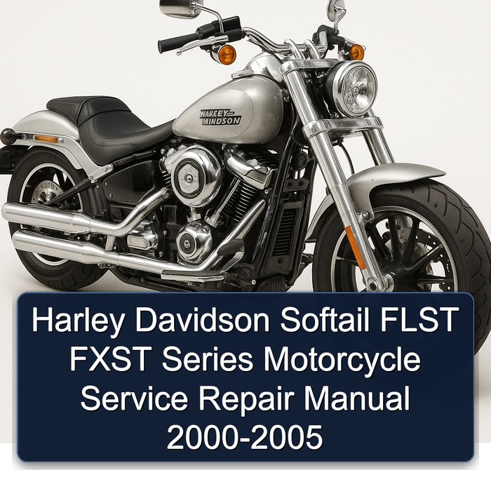 Harley Davidson Softail FLST FXST Series Motorcycle Service Repair Manual 2000-2005