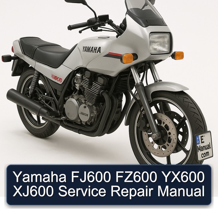 Yamaha FJ600 FZ600 YX600 XJ600 Manual de servicio y reparación