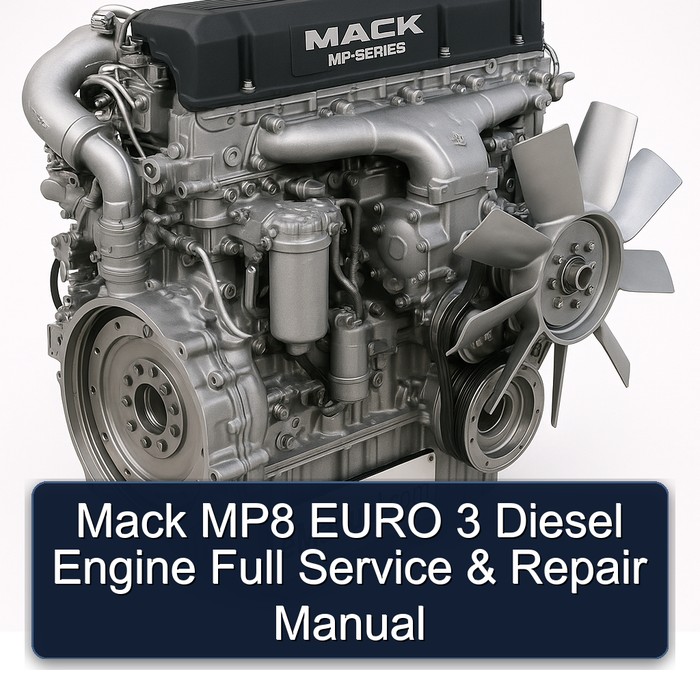 Mack MP8 EURO 3 Diesel Engine Full Manual de servicio y reparación