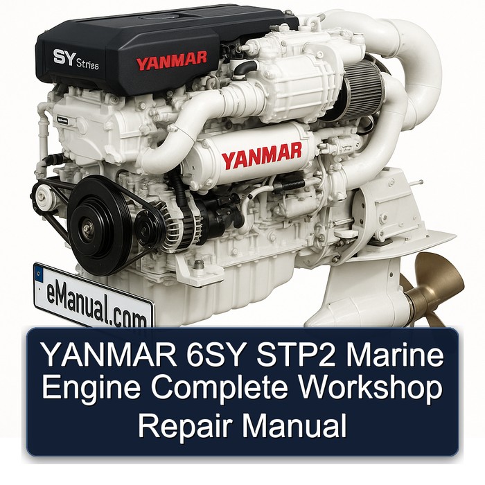 YANMAR 6SY STP2 Marine Engine Complete Workshop Repair Manual