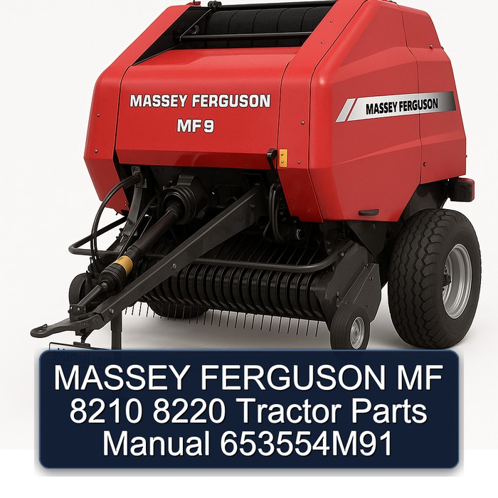 MASSEY FERGUSON MF 8210 8220 Tractor Parts Manual 653554M91