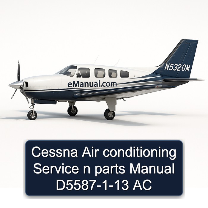Cessna Air conditioning Service n parts Manual D5587-1-13 AC