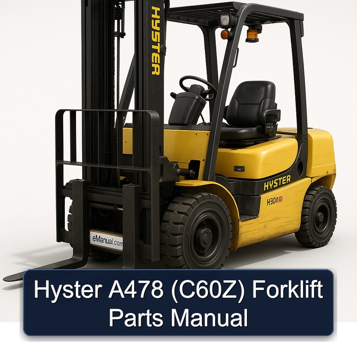 Hyster A478 (C60Z) Forklift Parts Manual