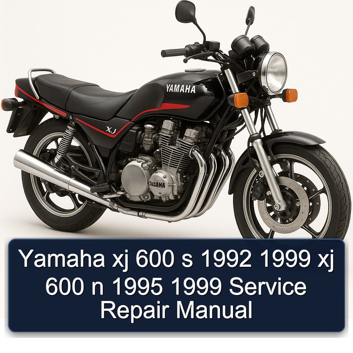 Yamaha xj 600 s 1992 1999 xj 600 n 1995 1999 Manual de servicio y reparación