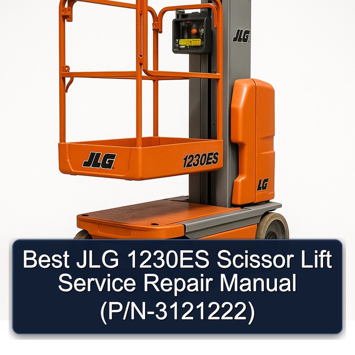 Best Jlg 1230ES Scissor Lift (P/N-3121222) Workshop Service Repair Manual PDF Download
