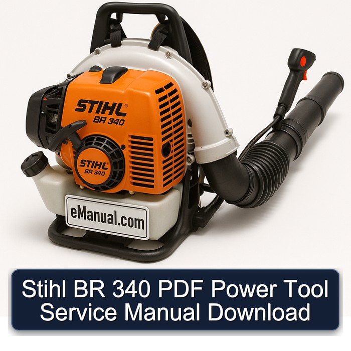 Stihl BR 340 PDF Power Tool Service Manual Download
