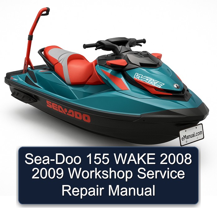 Sea-Doo 155 WAKE 2008 2009 Workshop Manual de servicio y reparación