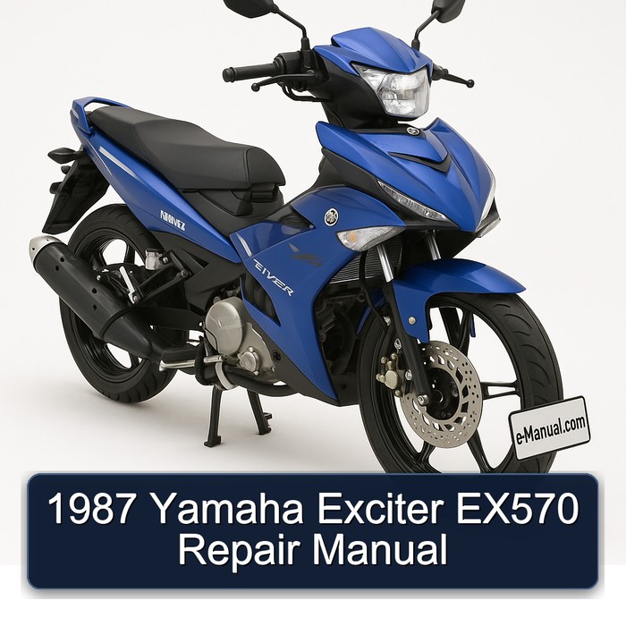1987 Yamaha Exciter EX570 Repair Manual