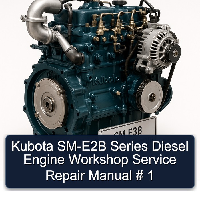 Manual de Reparación y Servicio para Motores Diesel Kubota SM-E2B
