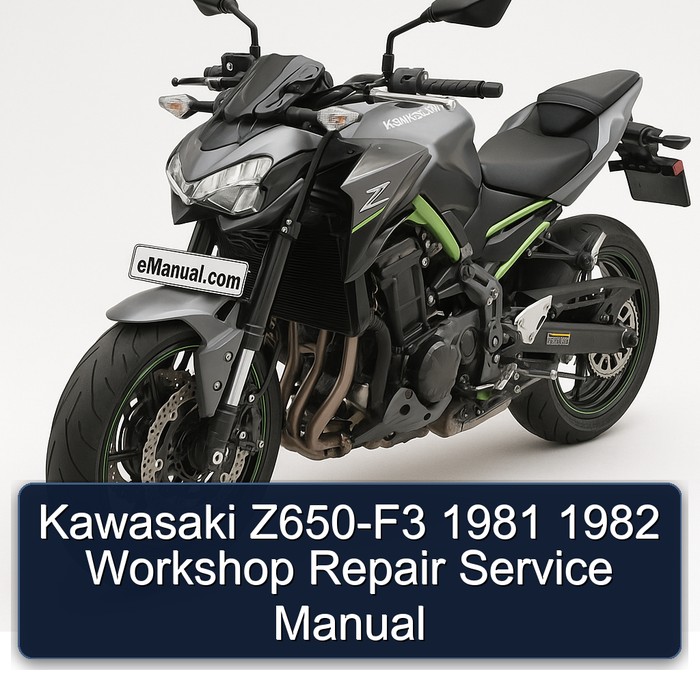 Kawasaki Z650-F3 1981 1982 Workshop Repair Service Manual