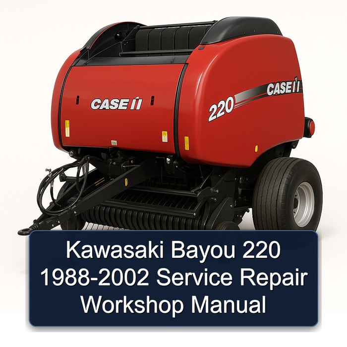 Kawasaki Bayou 220 1988-2002 Service Repair Workshop Manual 