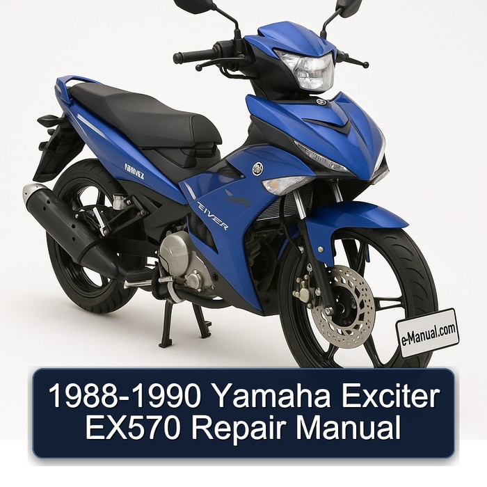 1988-1990 Yamaha Exciter EX570 Repair Manual